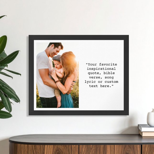 Poster Crie sua própria foto personalizada e citação (Criador carregado)