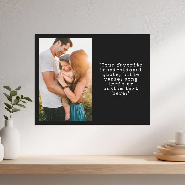 Poster Crie sua própria foto personalizada e citação (Criador carregado)