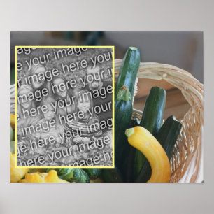 Poster Crie sua própria foto: Zucchini Squash Vegetal