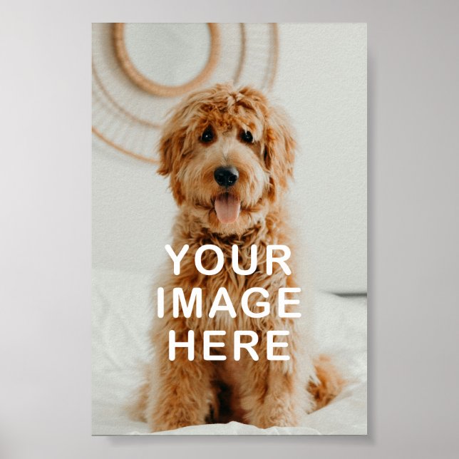 Poster Crie Sua Própria Imagem Simples Única (Frente)