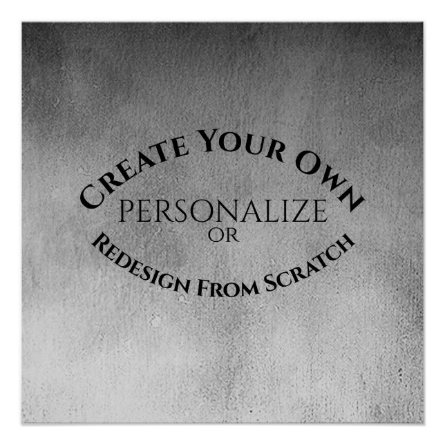 Pôster Crie sua própria porta personalizada (Frente)