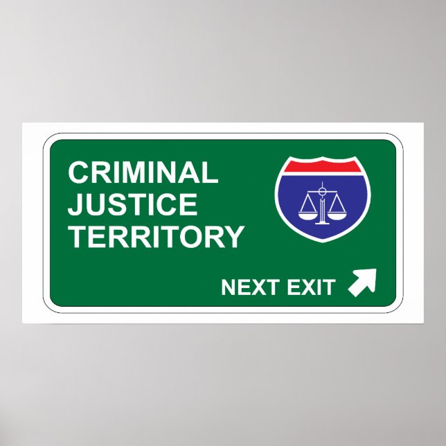 Poster Criminal Justice Next Exit (Frente)