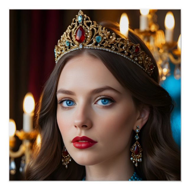 Pôster Crimson Jewel Majestade (Frente)