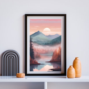 Poster Crimson Pines - Terra do Sol da Floresta Sonhadora