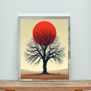 Poster Crimson Solitude