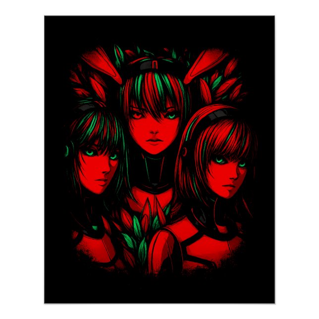 Pôster Crimson Trinity (Frente)