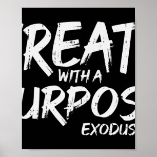 Poster Crio com propósito Bíblia Deus Jesus Cristo Religi