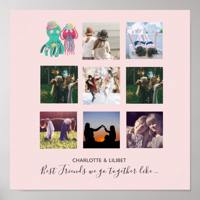 Poster Crio Próprio BFF Foto Dons da Colagem - Água-viva  (Frente)