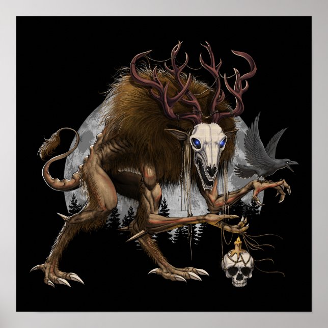 Poster Criptografia de Wendigo (Frente)