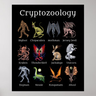 Poster Criptozoologia Criptide Criptozoologia