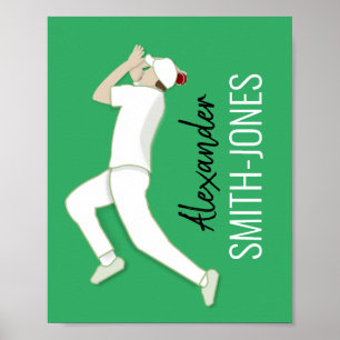 Poster Críquete