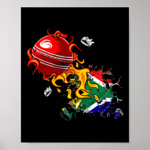 Poster Críquete da África do Sul