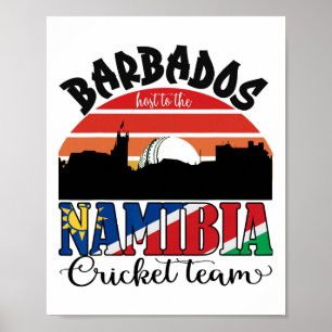 Poster Críquete T20 da Guiana é o anfitrião da seleção de