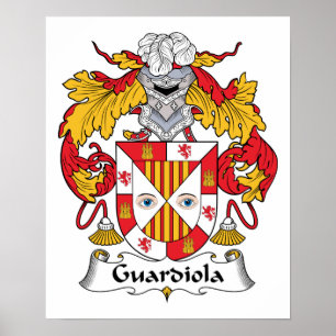 Poster Crista da família de Guardiola