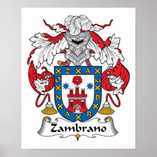 Poster Crista da família de Zambrano