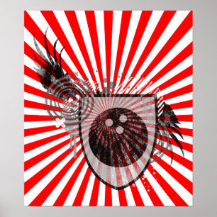 Poster crista de boliche hi-fi