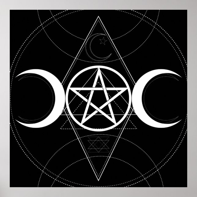 Poster Cristais de Energia Mágica Rochas de Cristal Arco- (Frente)