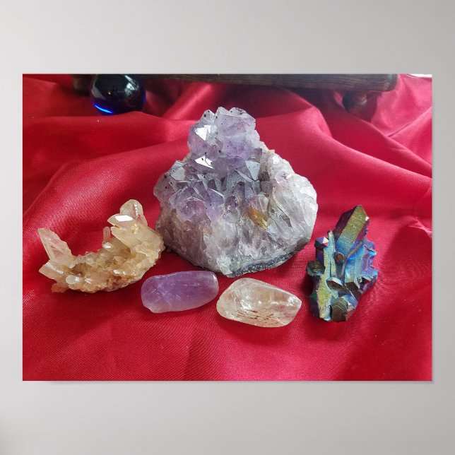 Poster Cristais em Fotografia da Vida Estática do Satã Ve (Frente)