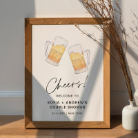 CRISTAL Brews antes de eu fazer Casais Chá 18x24