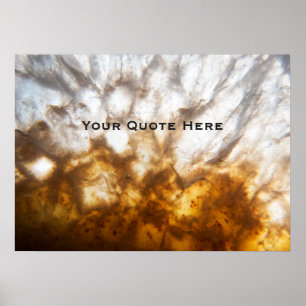 Pôster Cristal Citrino Detalhado