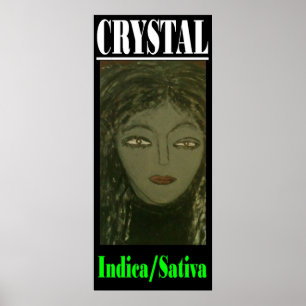 POSTER CRISTAL INDICA SATIVA