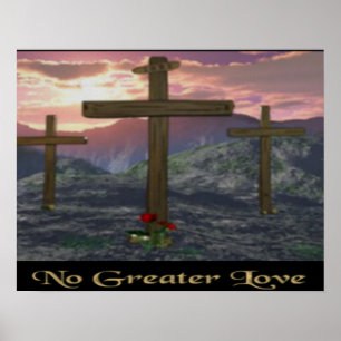 Poster cristão da arte do calvário