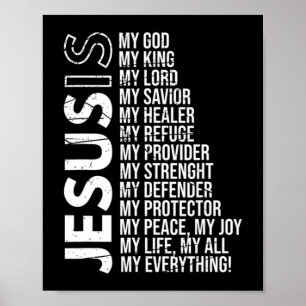 Poster Cristianismo Religião Santa Bíblia Jesus T