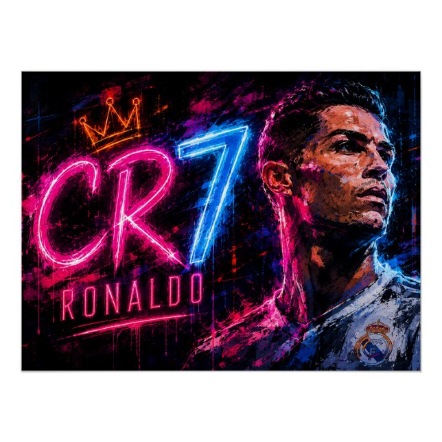 Pôster Cristiano Ronaldo (Frente)