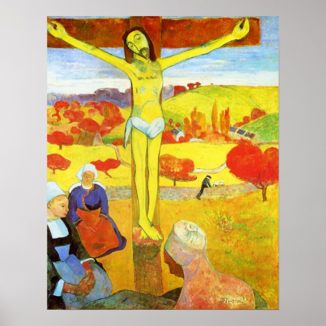 Poster Cristo amarelo-guindaste (Frente)