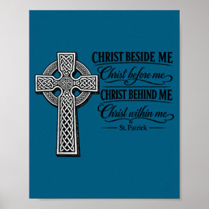 Poster Cristo ao lado – cruz celta de são patrício paraCr