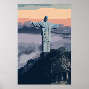 Poster Cristo Brasil Redentor Rio
