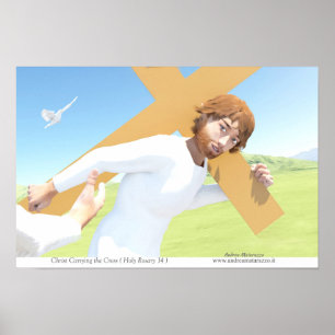Poster Cristo carregando a Cruz