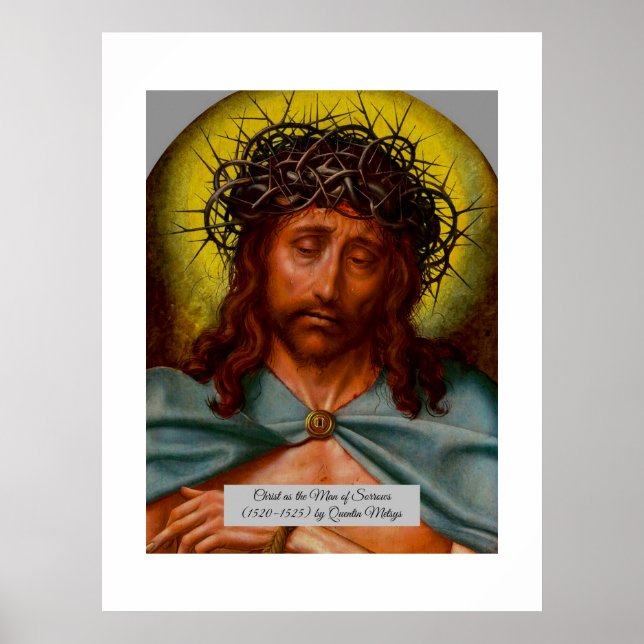 Poster Cristo como o Homem das Tristezas (Frente)