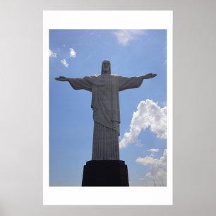 Poster Cristo Corcovado do azevinho em Rio