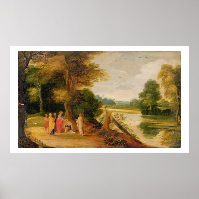 Poster Cristo curando o homem cego (Frente)