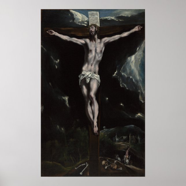 Pôster Cristo da Cruz por El Greco (Frente)
