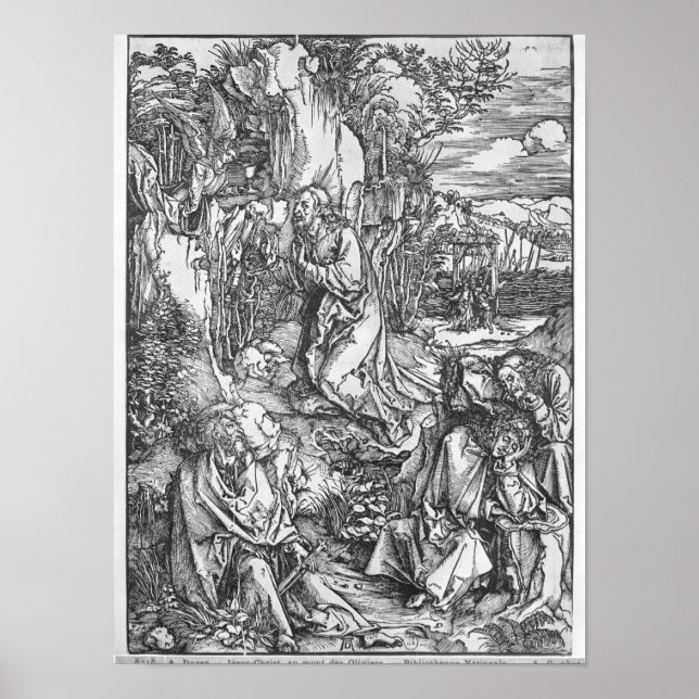 Pôster Cristo de Jesus no Monte das Azeitonas (Frente)