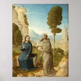 Poster Cristo de Tentação, Juan de Flandes Fine Art Poste