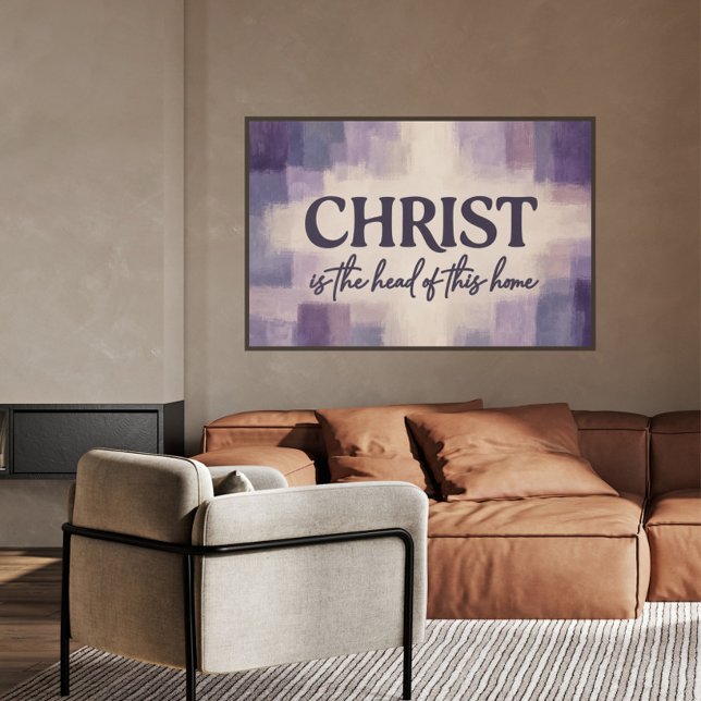 Poster CRISTO É a Cabeça Desta Casa | Cristão  (Criador carregado)