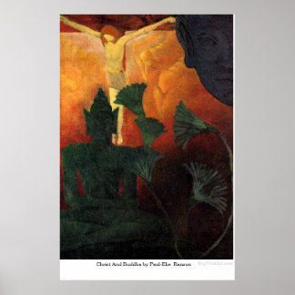 Pôster Cristo e Buda por Paul-Elie Ranson