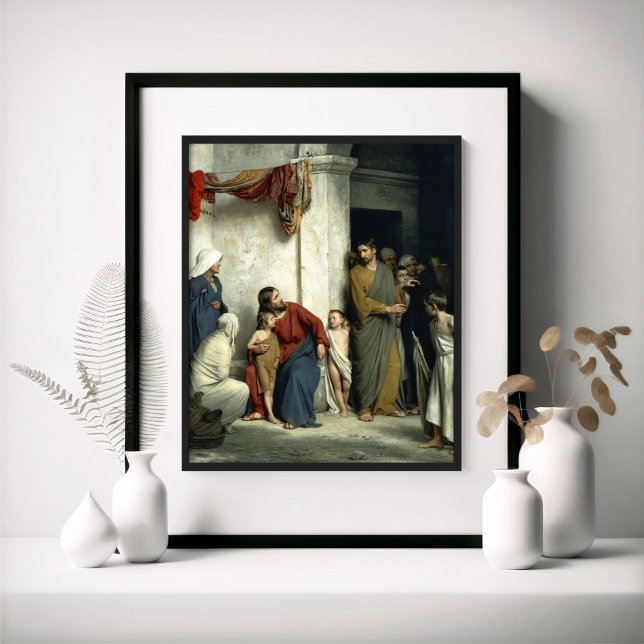 Poster Cristo e Crianças (Criador carregado)