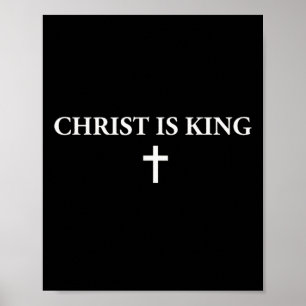 Poster Cristo É Rei Cruz Cristã Religiosa Jesus Homens