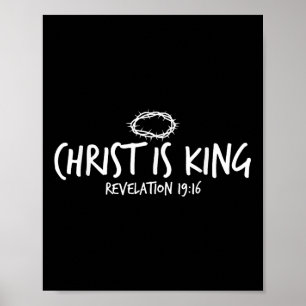 Poster Cristo É Rei Revelação 19_16 Cristo Cristão I