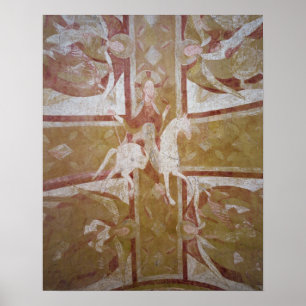 Poster Cristo em um cavalo branco