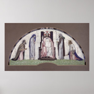 Pôster Cristo Enthroned