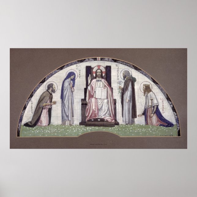 Pôster Cristo Enthroned (Frente)
