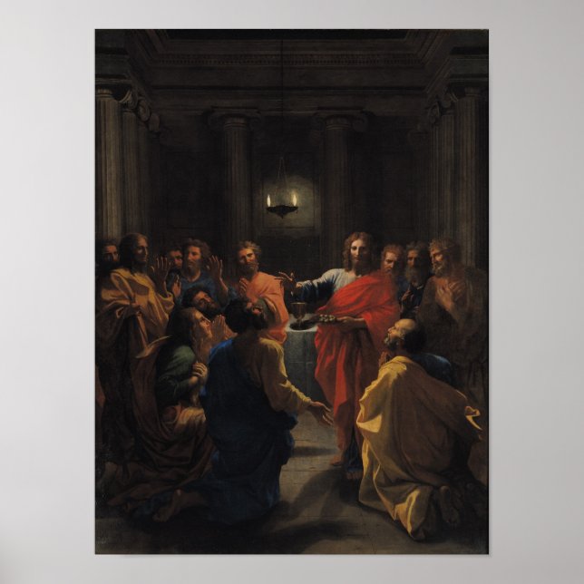 Pôster Cristo Instituindo o Eucarista (Frente)