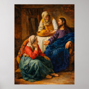 Poster Cristo na Casa de Marta e Maria