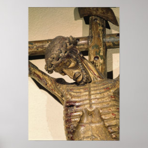 Pôster Cristo na cruz, chamada "Le Devot Cristo "