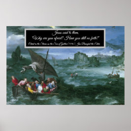 Poster Cristo na Tempestade